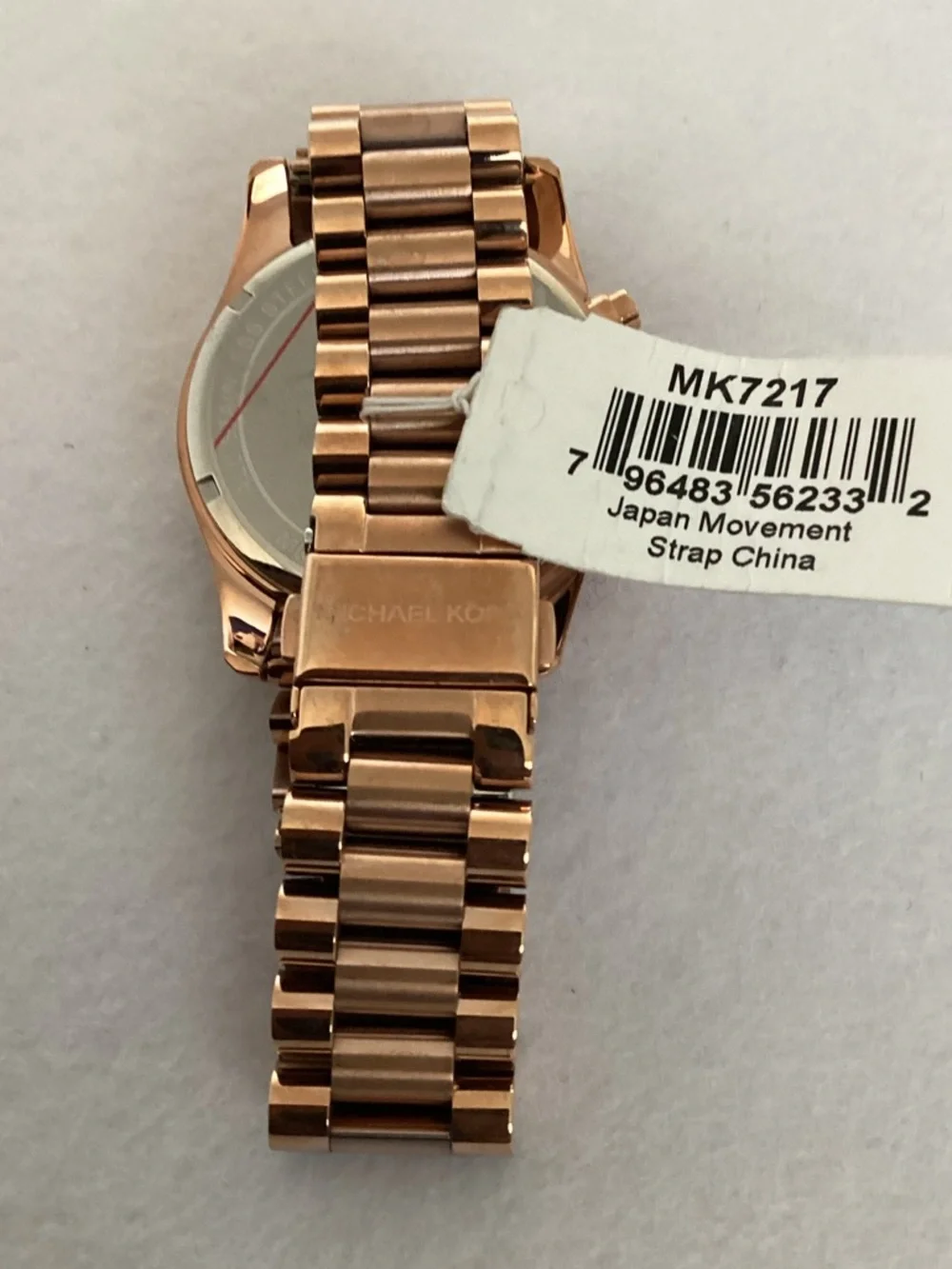 Michael Kors Lexington Chronograph Rose GoldTone Stainless Steel Bracelet Watch - Picture 7 of 13